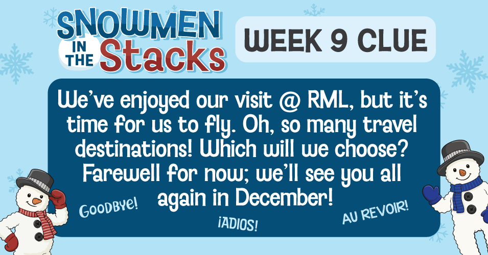 Current weekly clue. See above.