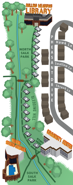 North Salk Park Trail Map