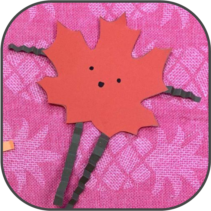 Paper Leaf Characters Craft