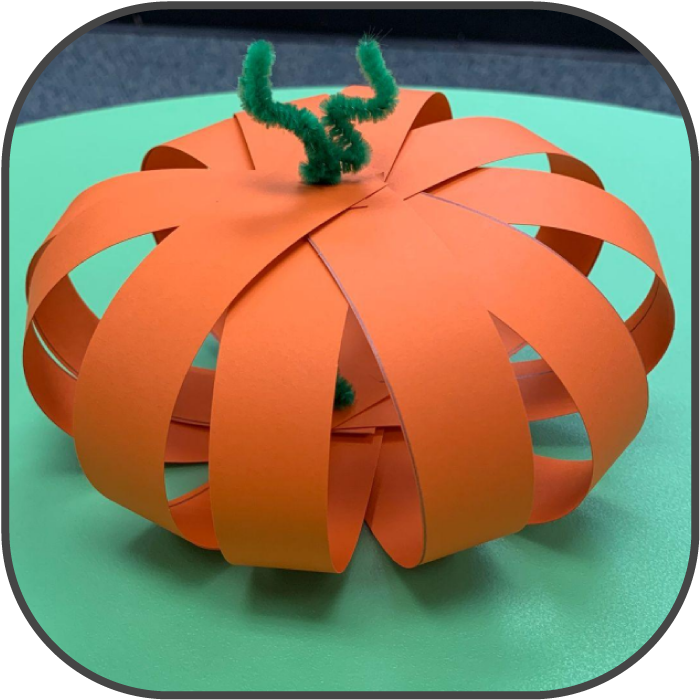 3-D Paper Pumpkin Craft