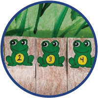 Frog Counting Craft