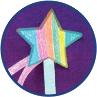 Paper Star Wand