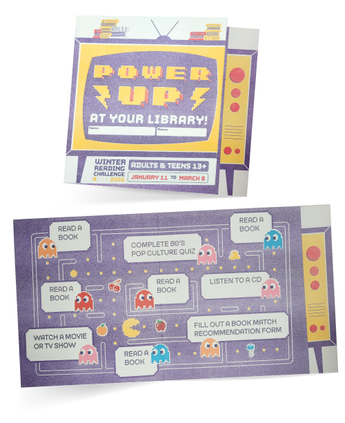 Power up at your library Challenge Game log