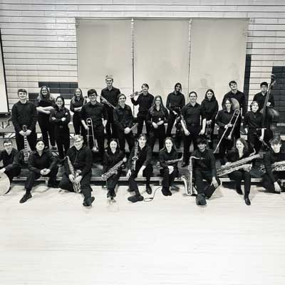 Group shot: RMHS Jazz Band Members