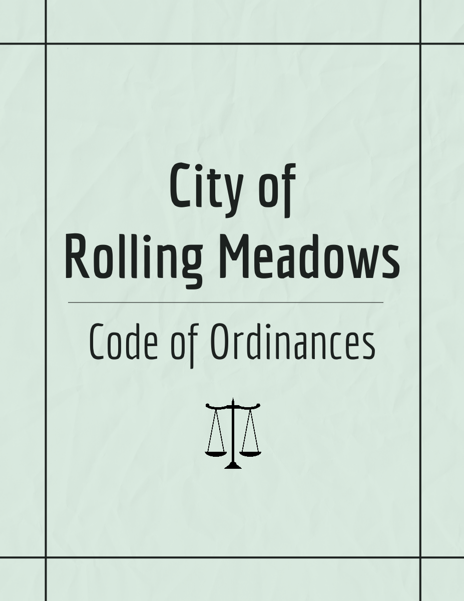 City of Rolling Meadows: Code of Ordinances