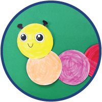 Paper Caterpillar craft