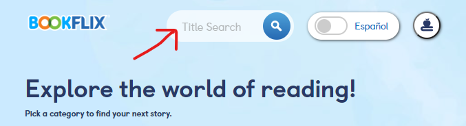 BookFLIX Search bar