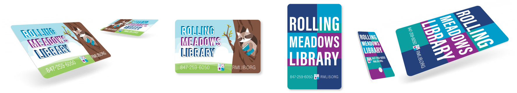 RML Library card design mockup