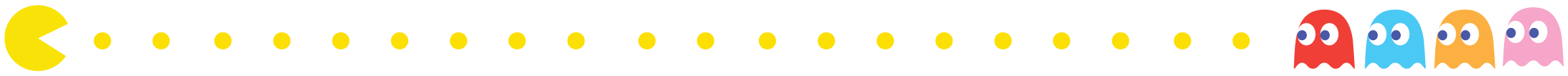 Pac-Man chasing ghosts